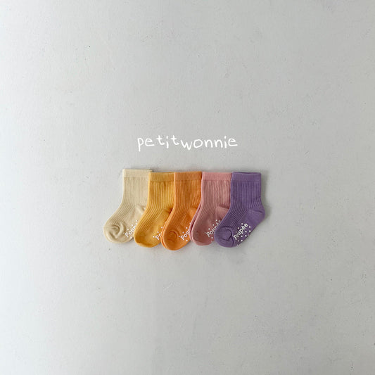 [Petit Wonnie] Skittles Socks Set