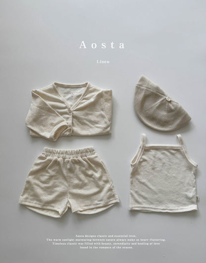 [Aosta] Linen Shorts