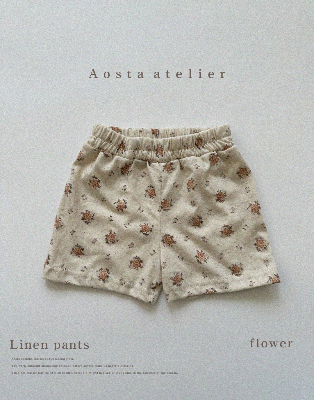 [Aosta] Linen Shorts