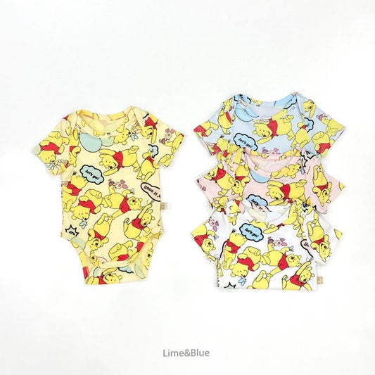 [Lime&Blue] Balloon Pooh Body Suit