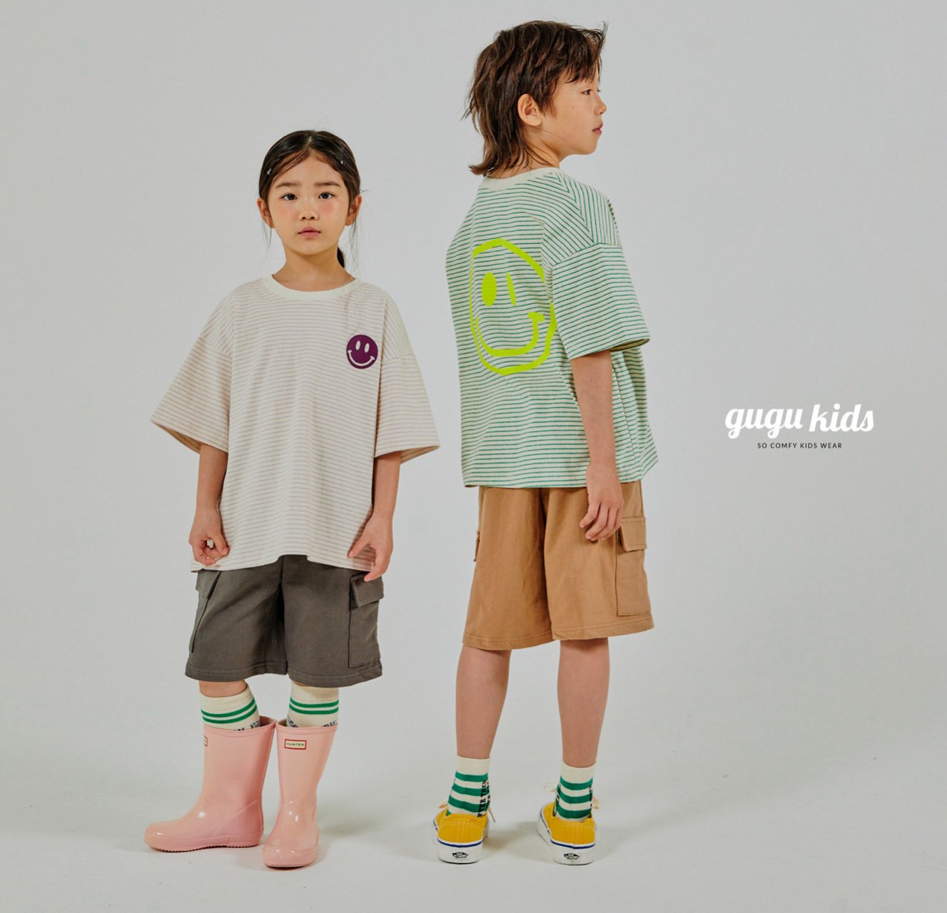 [Gugu Kids] Daily Cargo Pants