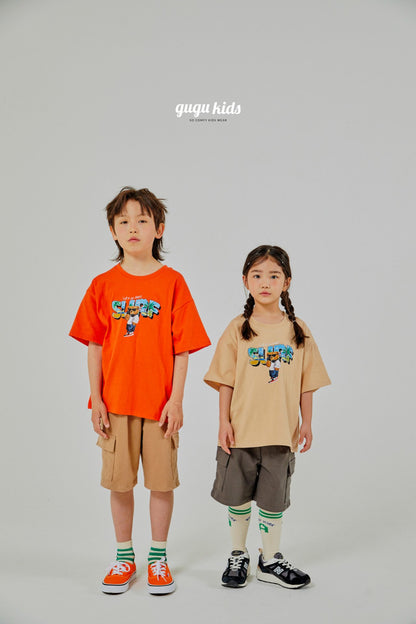 [Gugu Kids] Surf Bear T-Shirts
