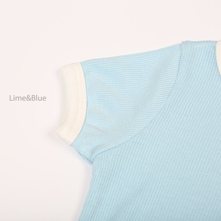 [Lime&Blue] Macaroon Home Wear Set