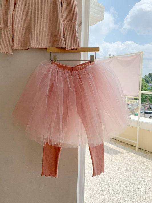 Sha Skirts Leggings [Pink/5/S(2-3yr)]