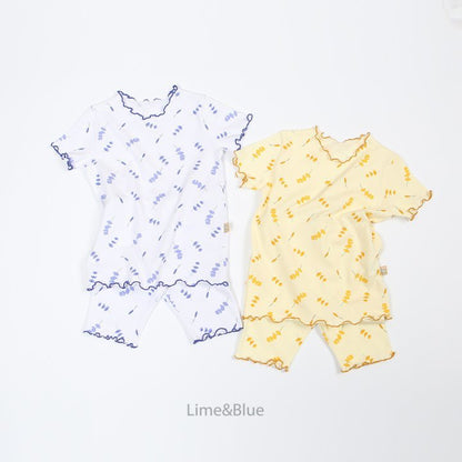 [Lime&Blue] Lavender Home Wear Set