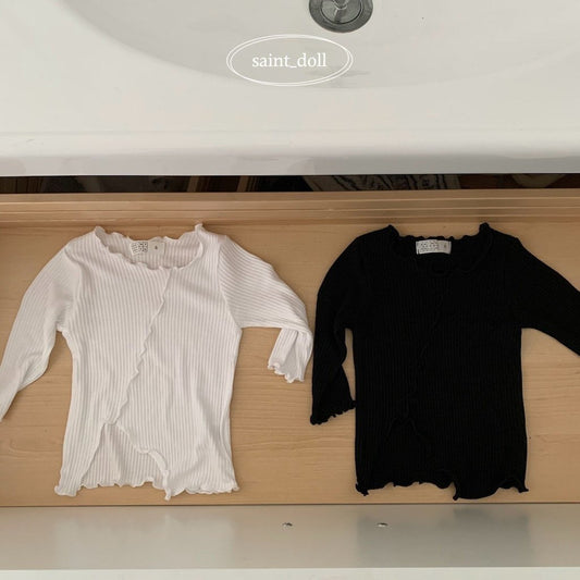 [Saint Doll] Diagonal Ribbed T-Shirts (Mom Couple)
