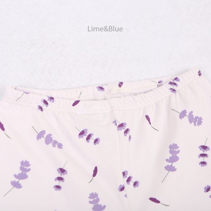 [Lime&Blue] Lavender Summer Home Wear Set