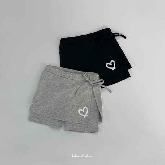 [Bbo N Chu] Heart Skirt Leggings