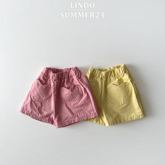 [Lindo] Heart Cotton Shorts