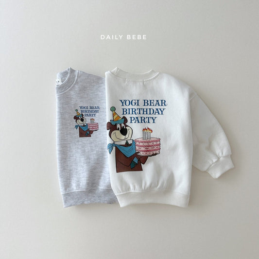 Birthday Sweatshirts [Ivory,White Melange/XS(1-2yr)]