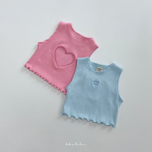 [Bbo N Chu] Heart Cut T-Shirts