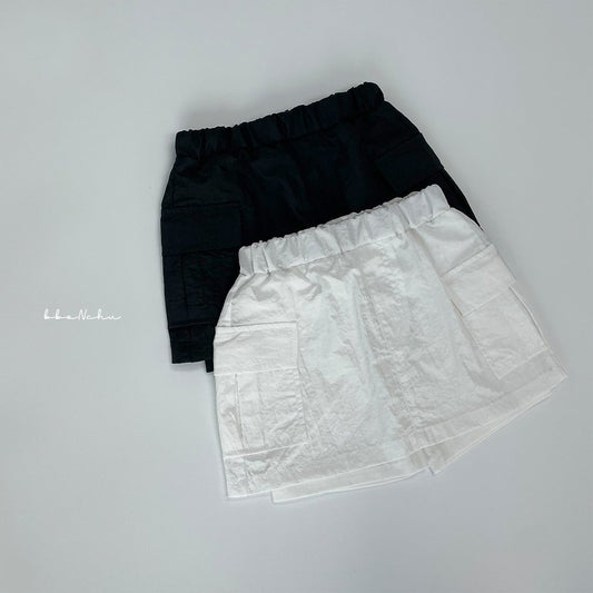 [Bbo N Chu] Cargo Skirt Leggings