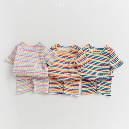 [Oottbebe] Paprika Ribbed Home Wear Set