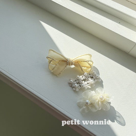 [Petit Wonnie] Yellow Shine Hair Pin Set