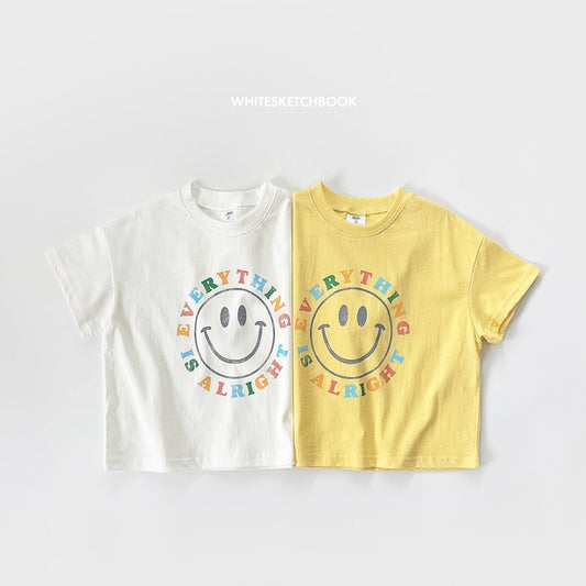 [White Sketchbook] Rainbow Smile T-Shirts