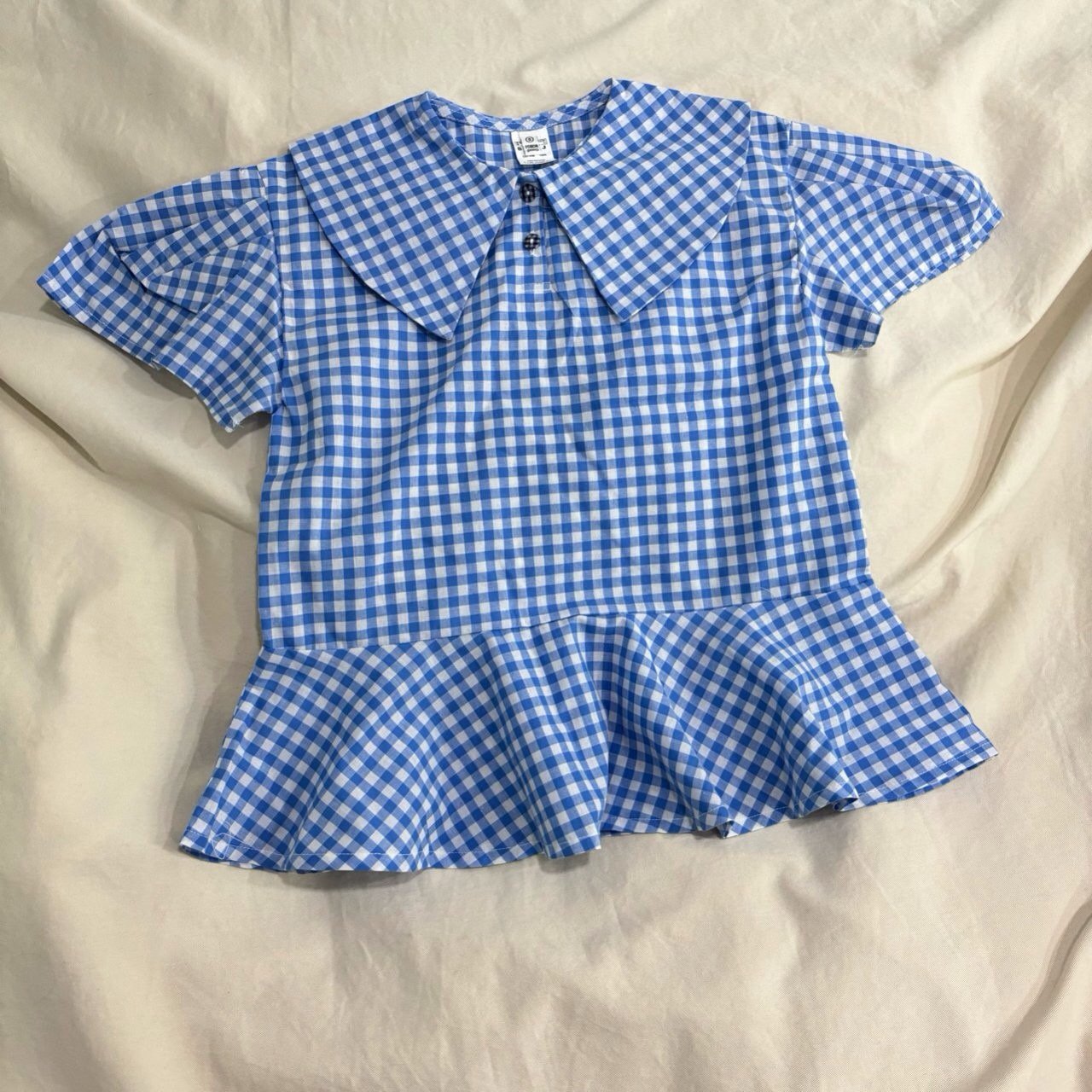 [Bobo J] Check Collar Dress (Mom Couple)