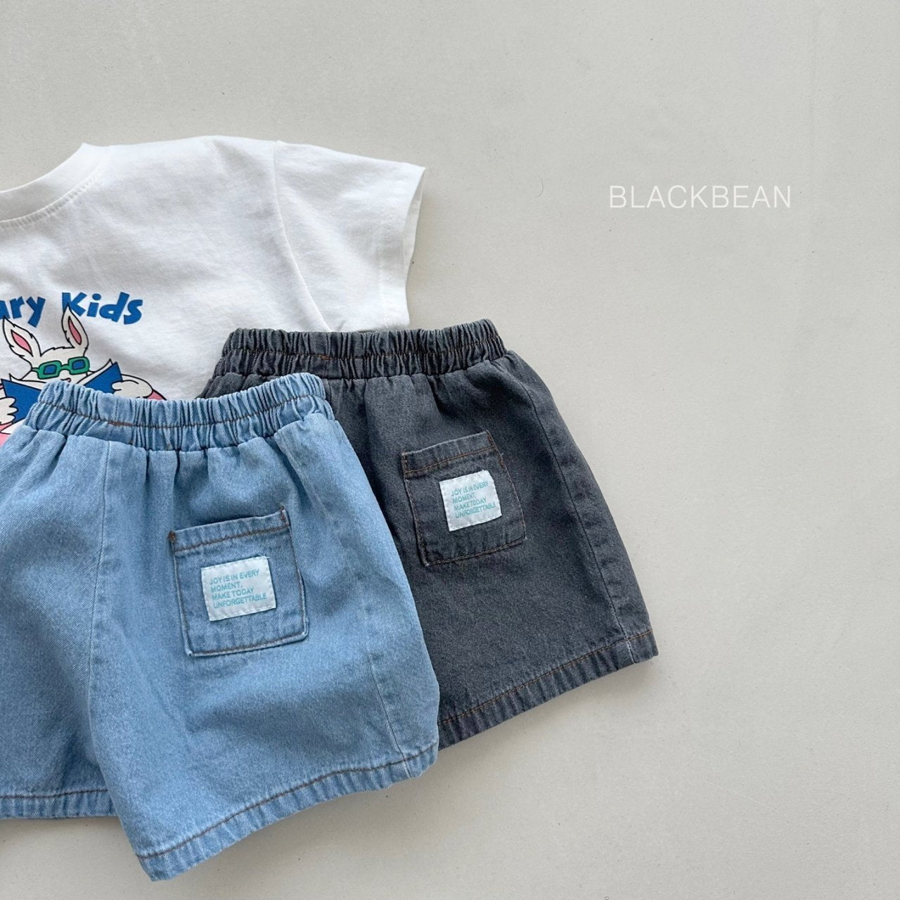 Label Denim Pants