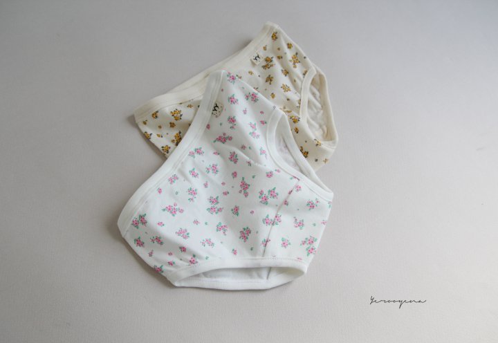 Jelly Flower Underwear Set [M(3-4yr)]