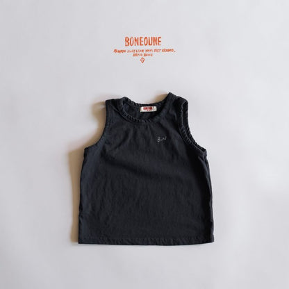 [Bone Oune] Basic Sleeveless T-Shirts