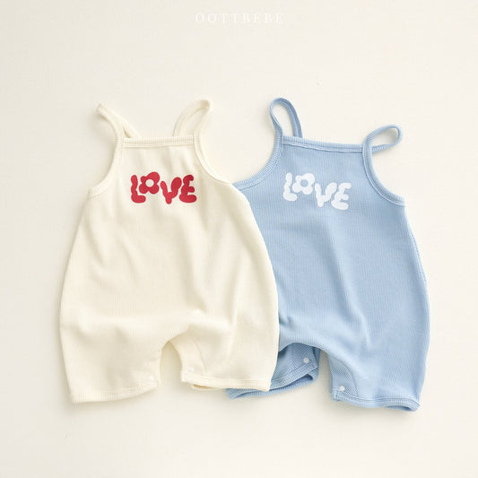 [Oottbebe] Love Waffle Body Suit