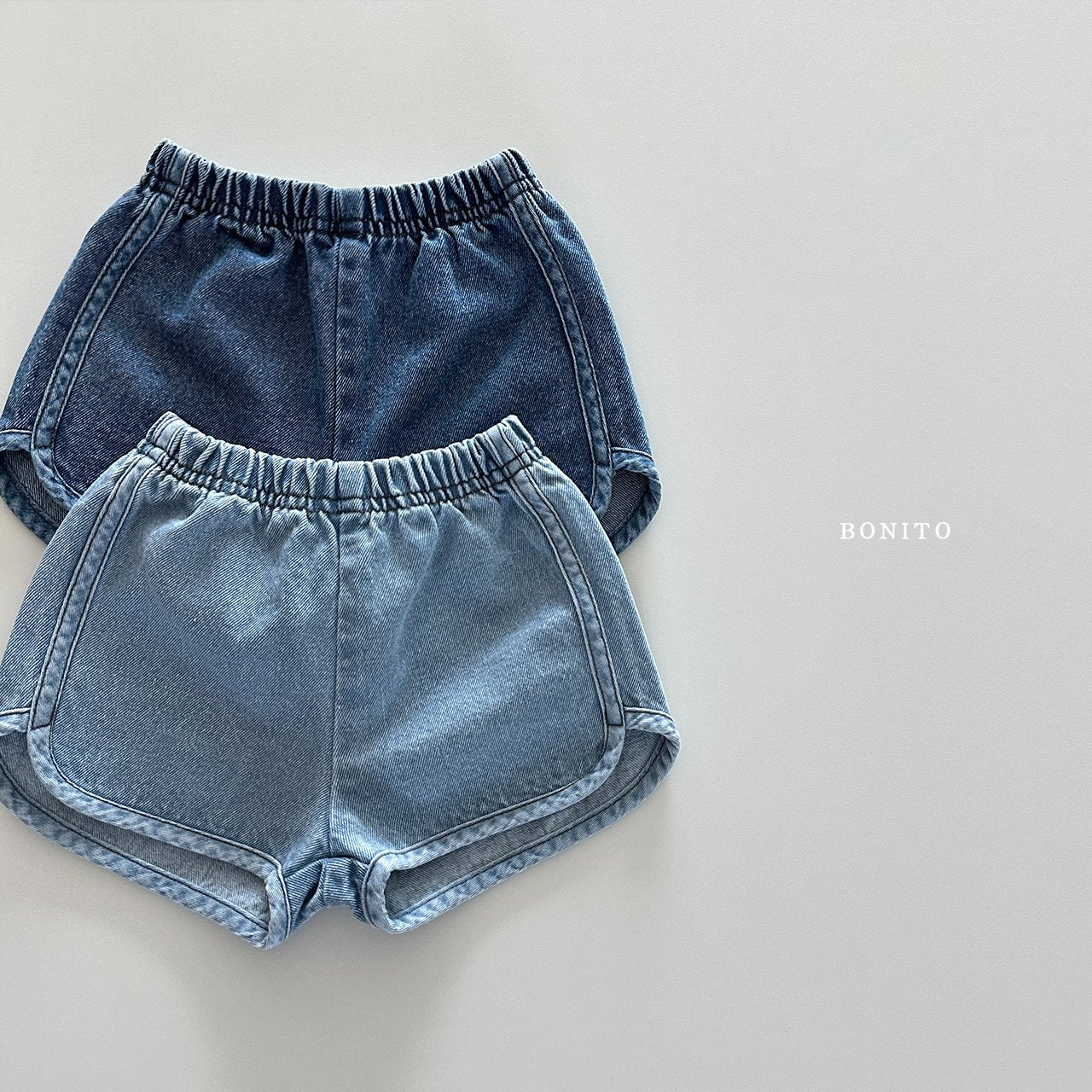 [Bonito] Binding Denim Shorts