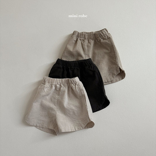 [Mini Robe] Linen Round Pants