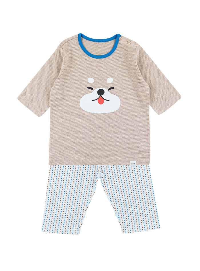 Animal Mesh 3/4 Home Wear Set