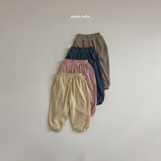 [Mini Robe] Cream Jogger Pants