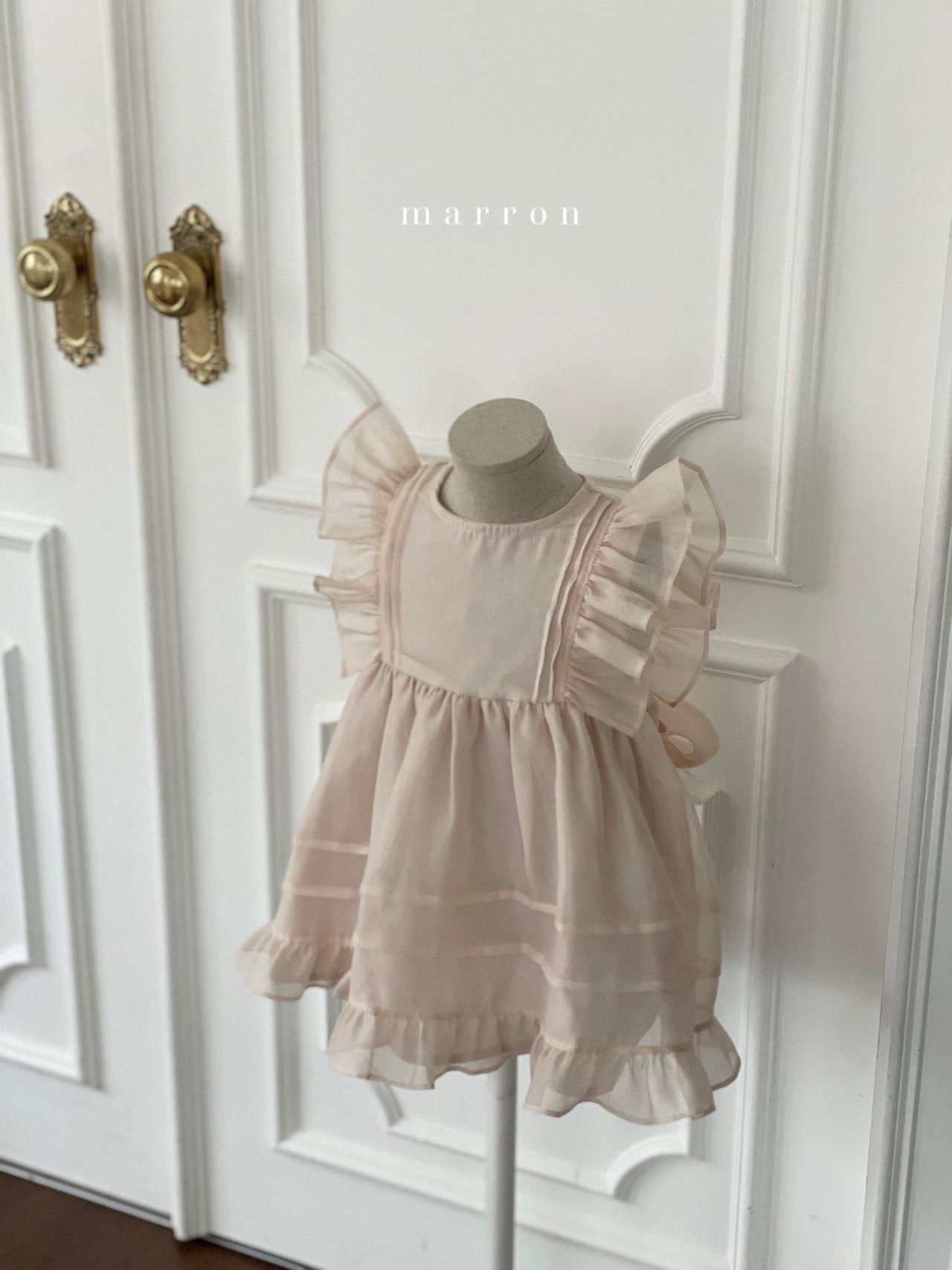 [Marron] Ribbon Dress