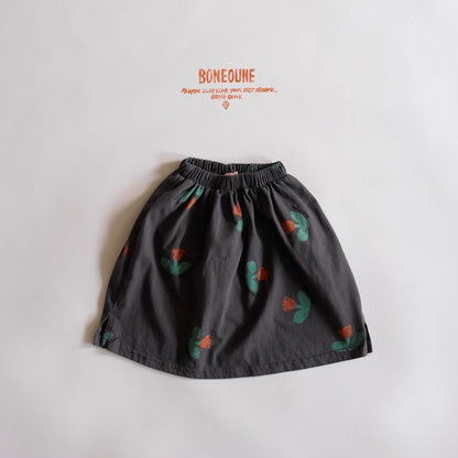 [Bone Oune] Floral Skirts