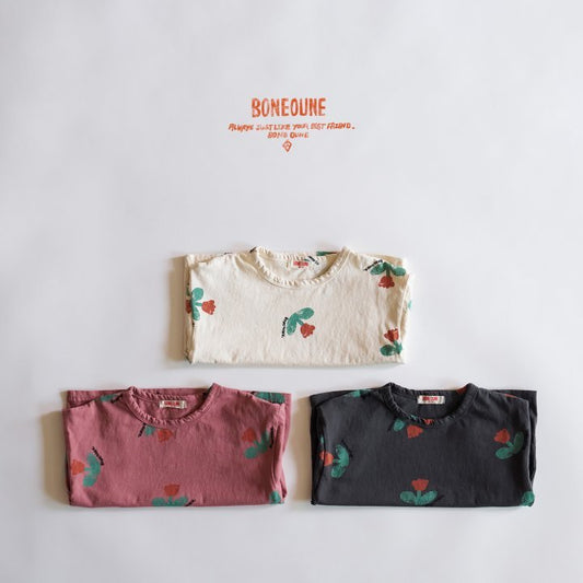 [Bone Oune] Mignon Floral T-Shirts