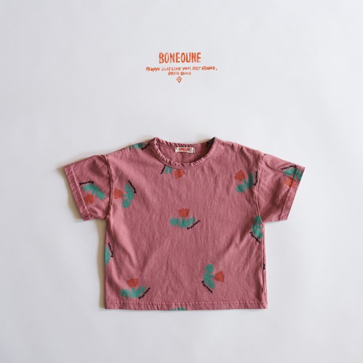 [Bone Oune] Mignon Floral T-Shirts