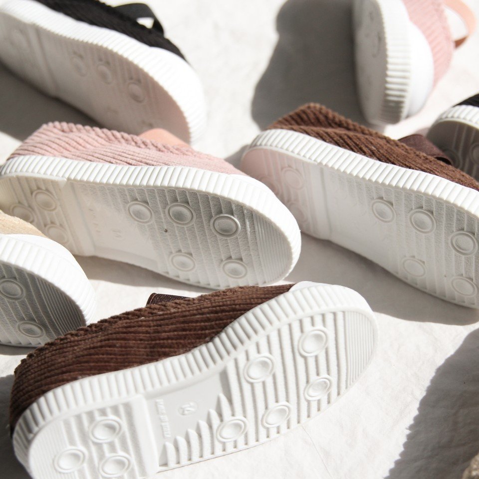 Corduroy Basic Fur Shoes