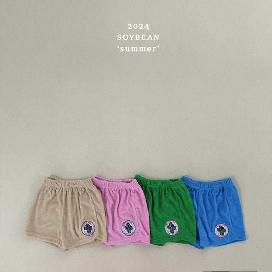 [Soybean] Terry Embroidery Shorts