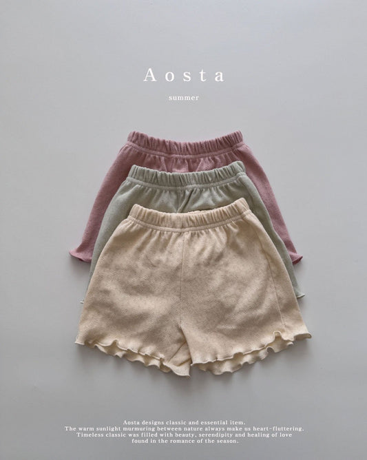 [Aosta] Eyelet Shorts