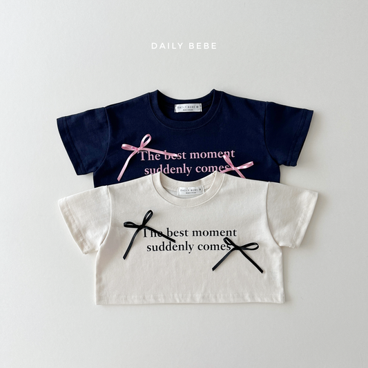 [Daily Bebe] Moment Ribbon T-Shirts