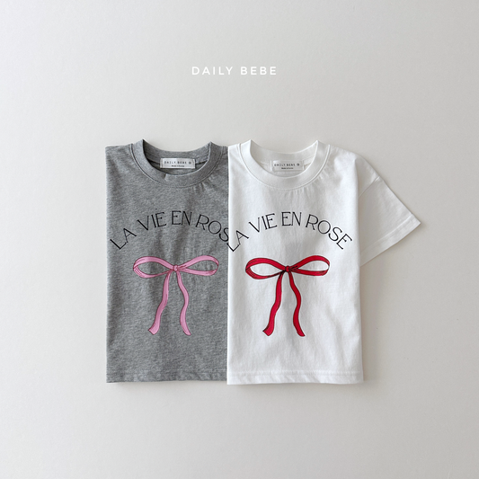 [Daily Bebe] La Vie En Ribbon T-Shirts