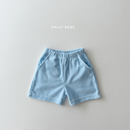 [Daily Bebe] Solid Terry Shorts