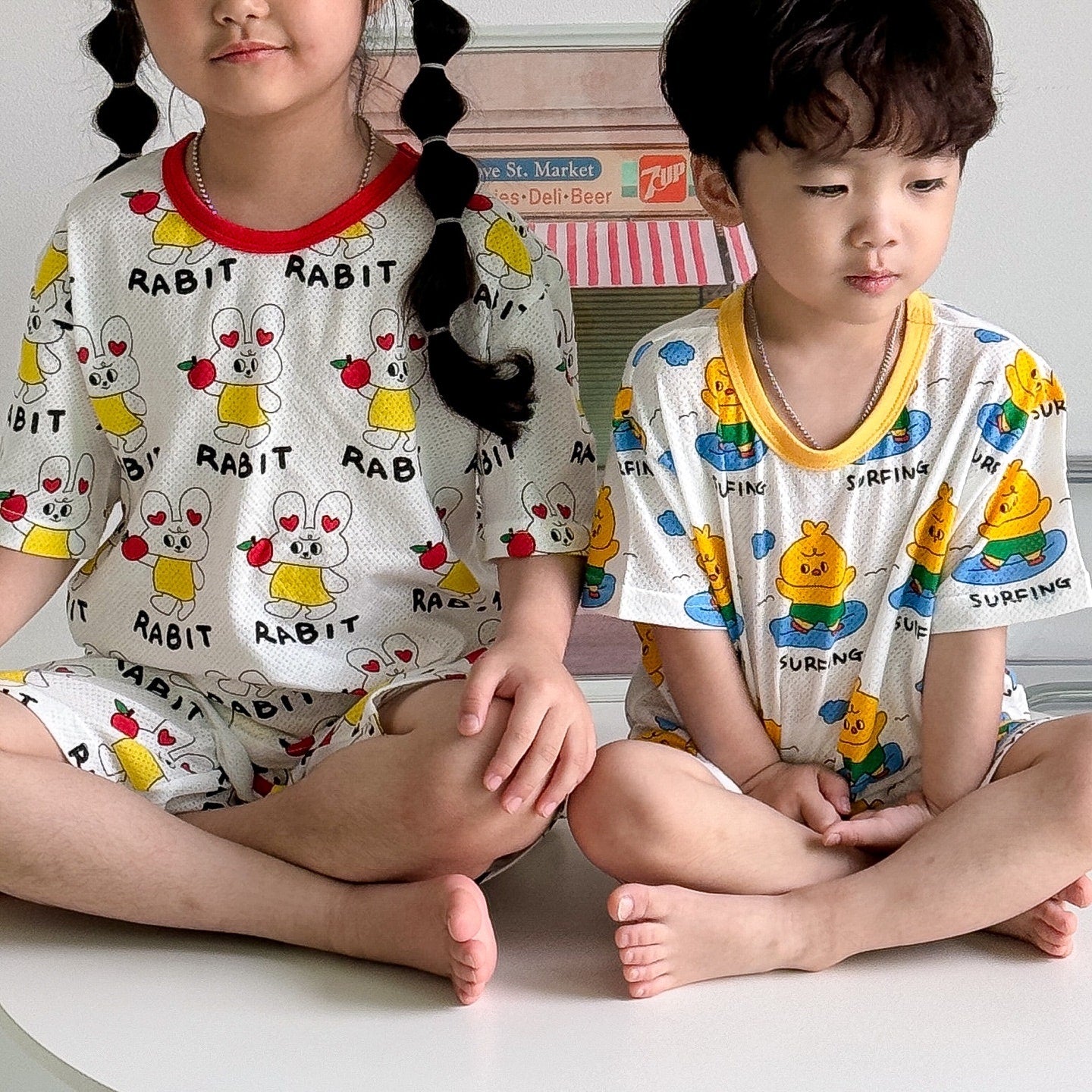 Cotton Mesh Home Wear Set