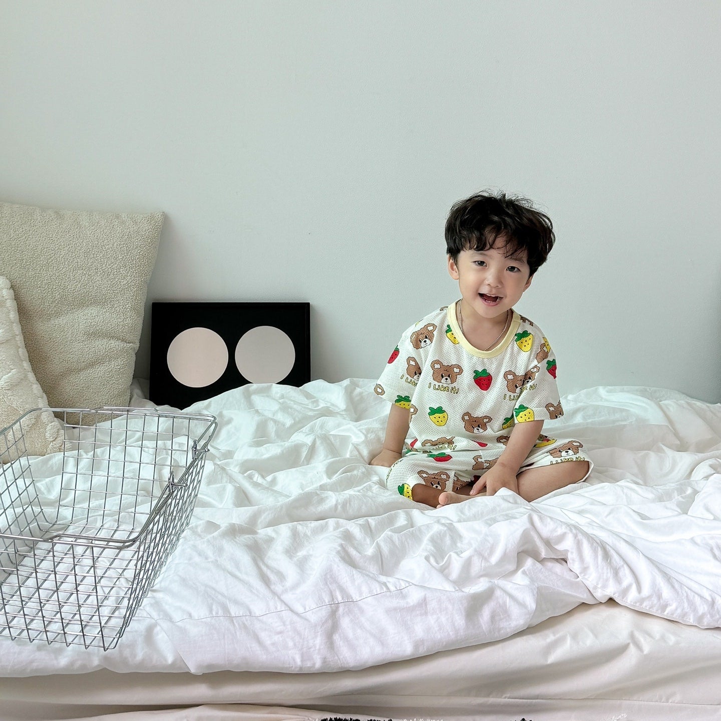 Cotton Mesh Home Wear Set