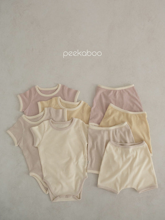 [Peekaboo] Cotton Candy Body Suit Set