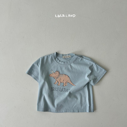 Dino T-Shirts [Blue/L(4-5yr)]