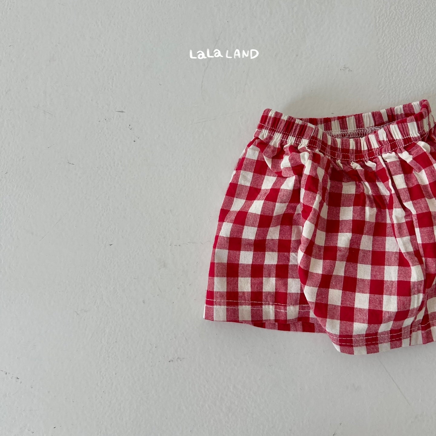 [Lala Land] Check Baby Shorts