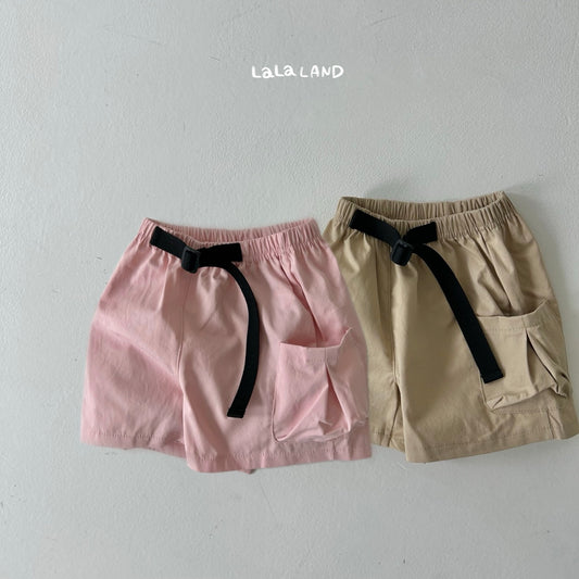 [Lala Land] Belt Cargo Shorts