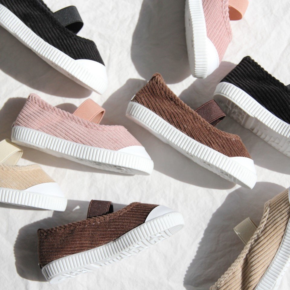Corduroy Basic Fur Shoes