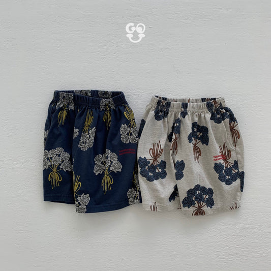 [Gou] Floral Shorts