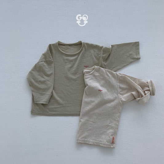 [Gou] Linen Single T-Shirts (Mom Couple)