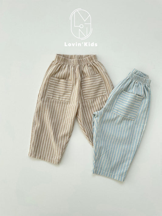 [Lovin] Stripe Pocket Pants