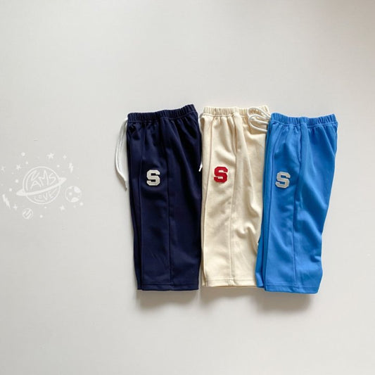 S Wide Pants [Blue, Navy/L(4-5yr)]