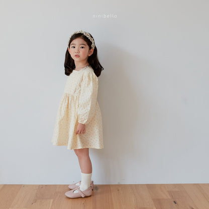 Riley Dress [Cream/L(4-5yr)]